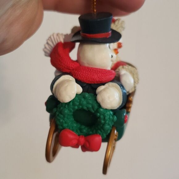The Trimmery Collectible Ornament #73 Snowman Couple - First Christmas Together - Picture 7 of 8